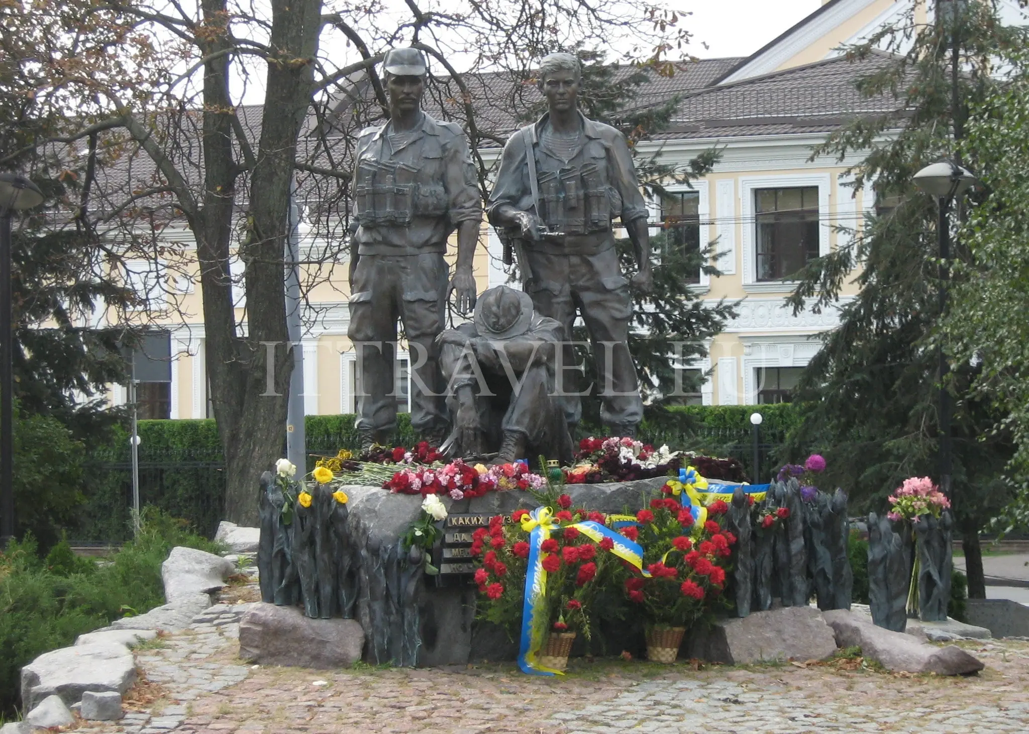 Memorial of Ukrainian killed during the Soviet intervention in Afghanistan