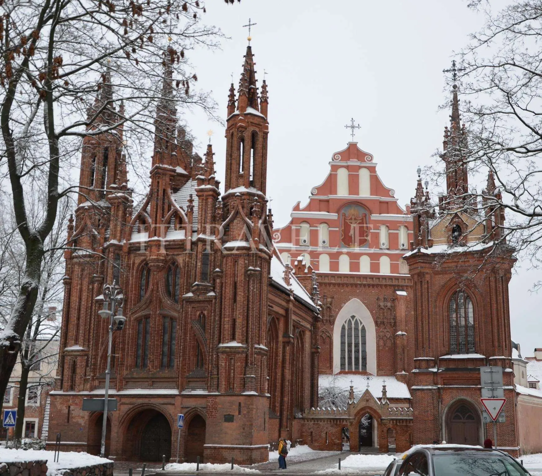 St Anne and church of St Francis and St Bernard's