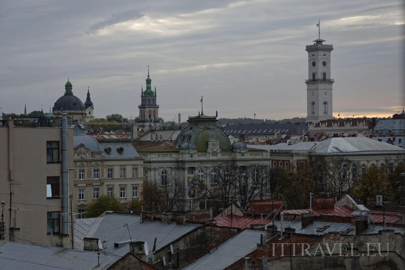 View on Opera and Town Hall