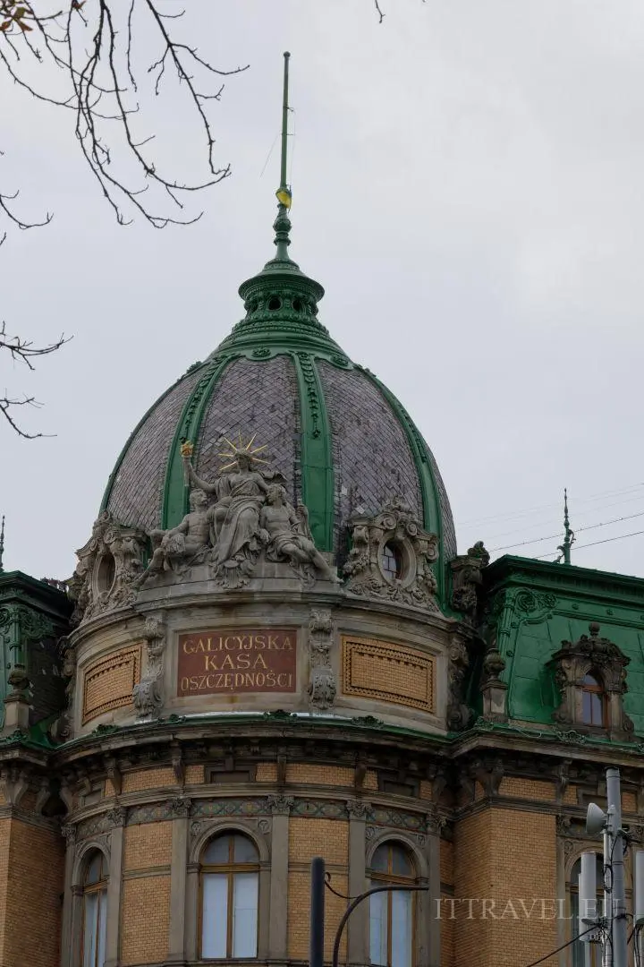 Pre-war polish signs - Galician savings bank