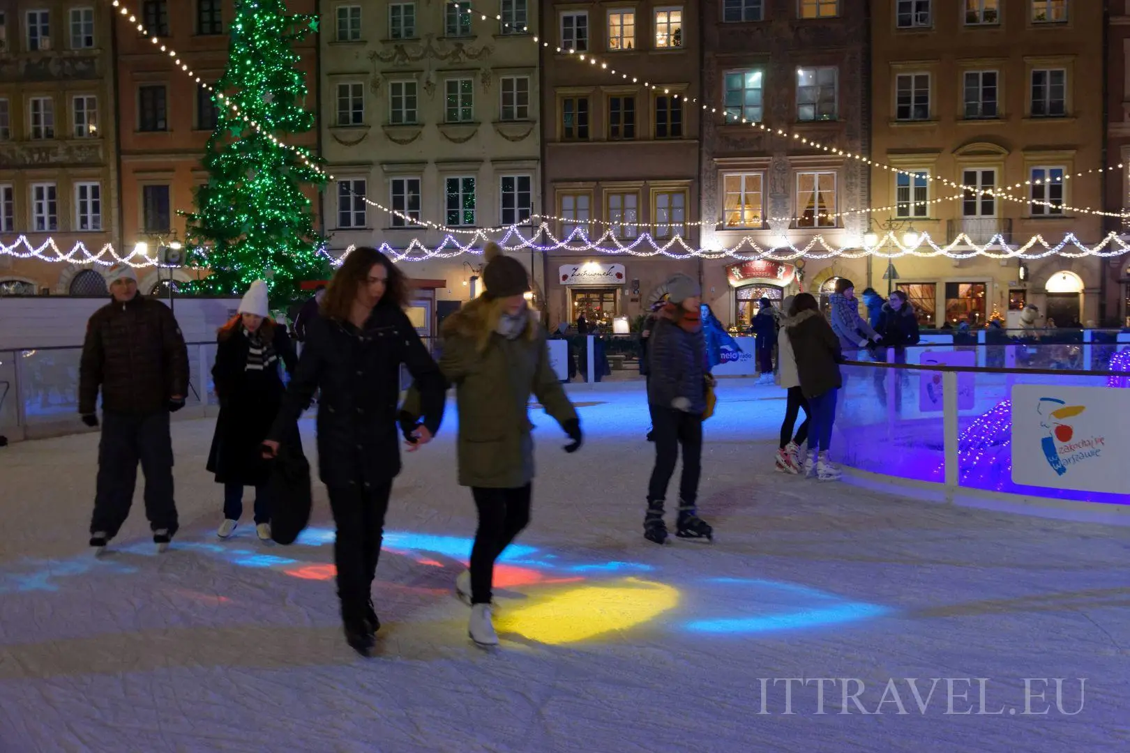 Christmas Market - Ice rink on the Old Town Square