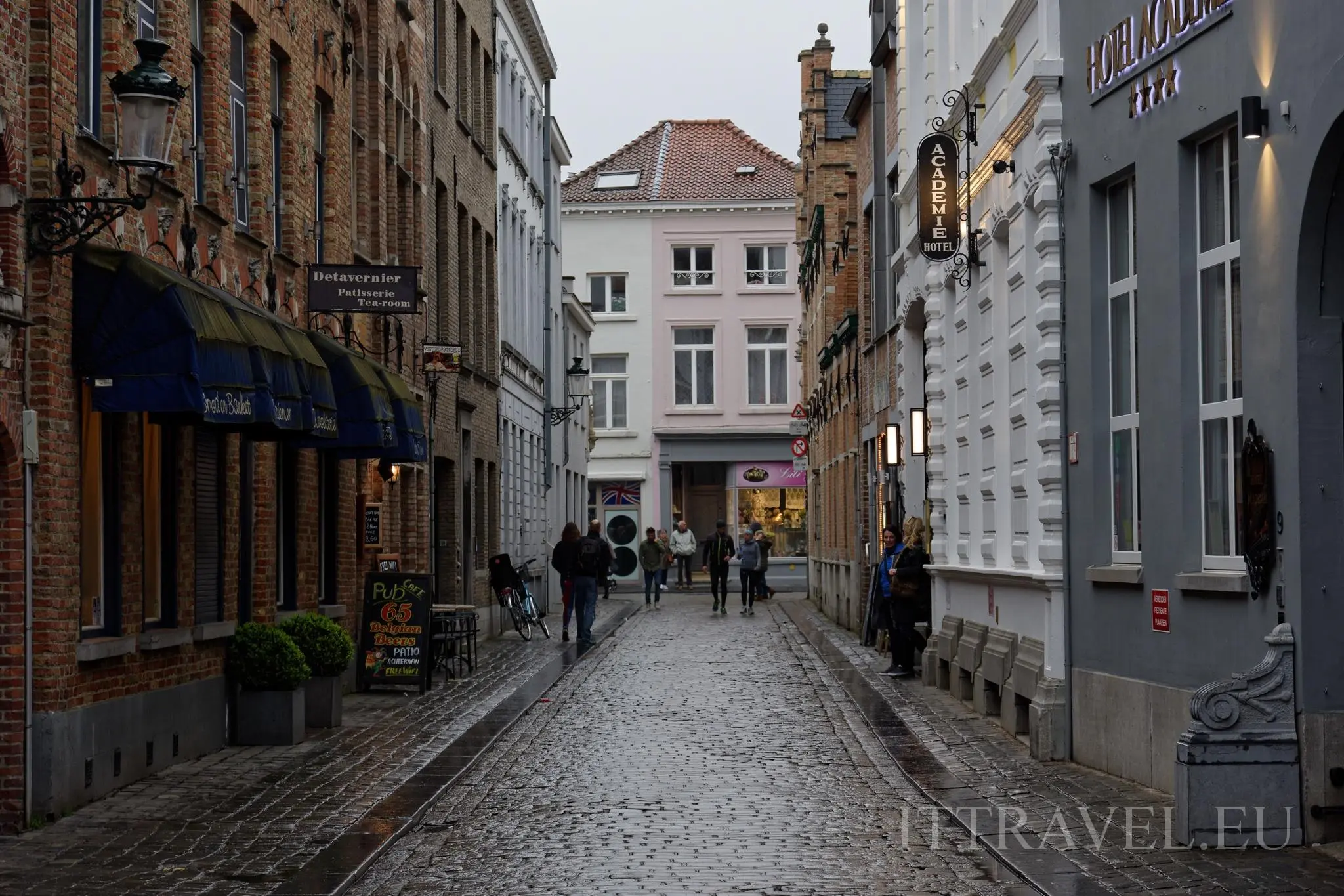 Brugia - ulica Wijngaardstraat