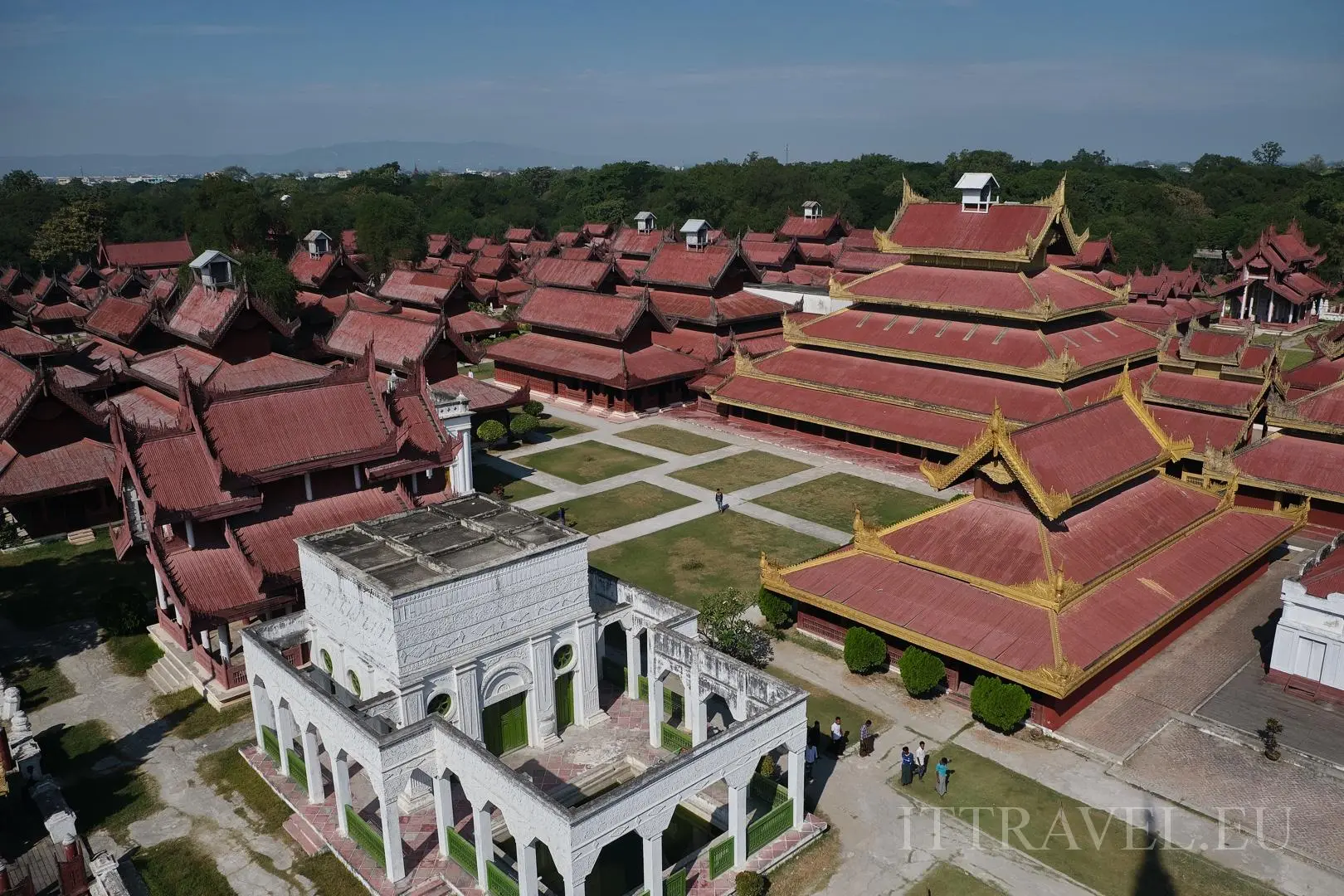 View of the palace from the tower