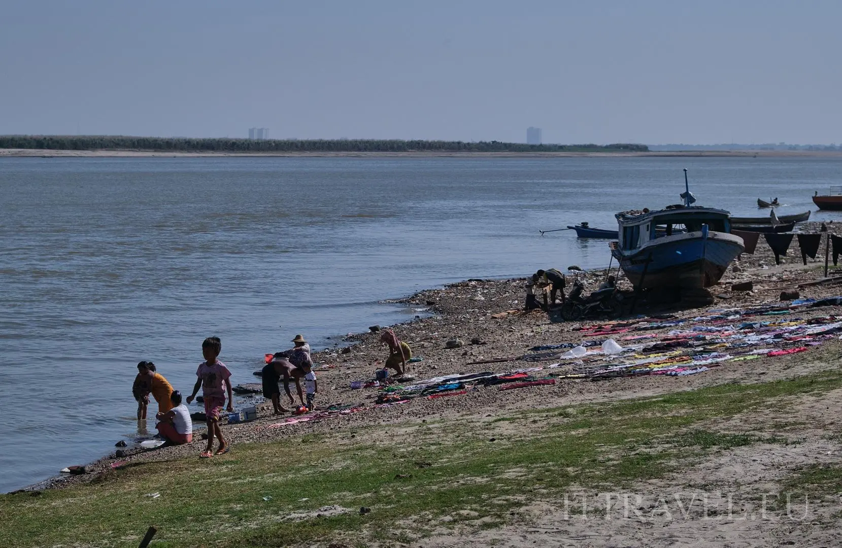 Beach near the harbour