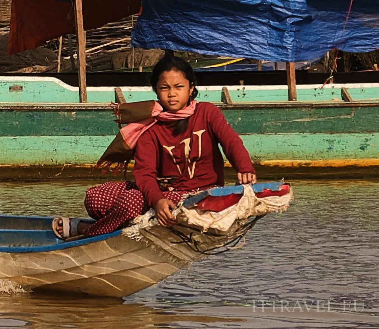 Girl on boat